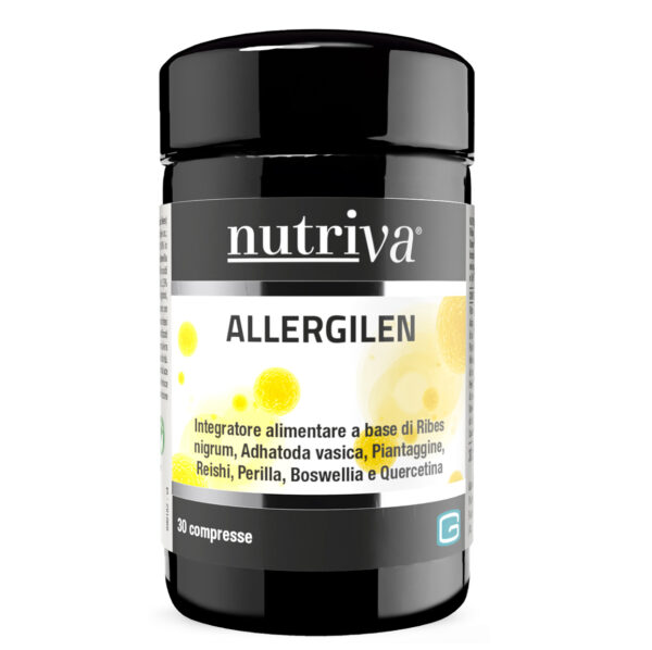 Nutriva Allergilen funzionalità delle vie respiratorie, funzionalità delle mucose dell'apparato respiratorio, funzionalità delle secrezioni bronchiali.