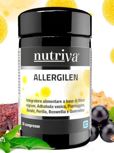Nutriva Allergilen funzionalità delle vie respiratorie, funzionalità delle mucose dell'apparato respiratorio, funzionalità delle secrezioni bronchiali