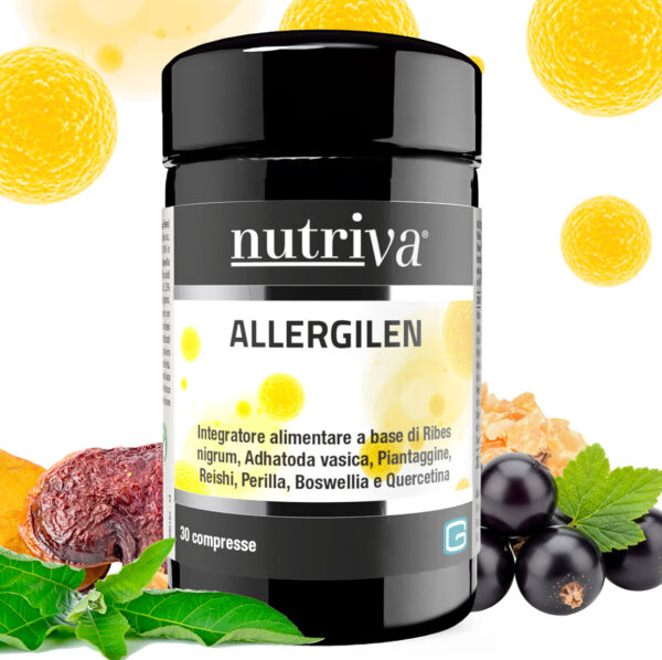Nutriva Allergilen funzionalità delle vie respiratorie, funzionalità delle mucose dell'apparato respiratorio, funzionalità delle secrezioni bronchiali