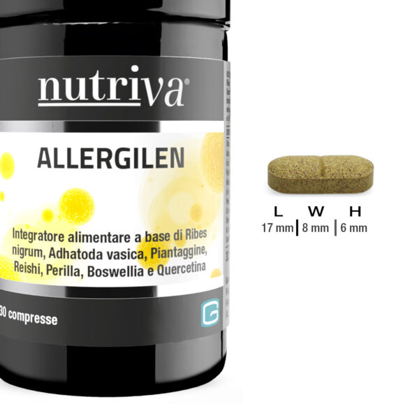 Nutriva Allergilen funzionalità delle vie respiratorie, funzionalità delle mucose dell'apparato respiratorio, funzionalità delle secrezioni bronchiali