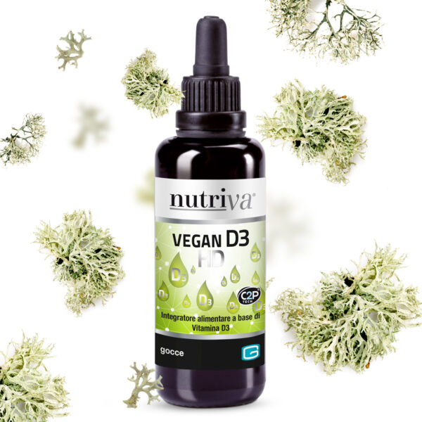 Nutriva VEGAN D3 HD Alto Dosaggio - gocce