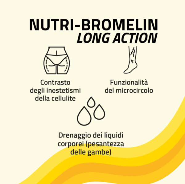 NUTRIVA NUTRI-BROMELIN è un integratore alimentare a base di Bromelina da Ananas ed estratto di Ananas.