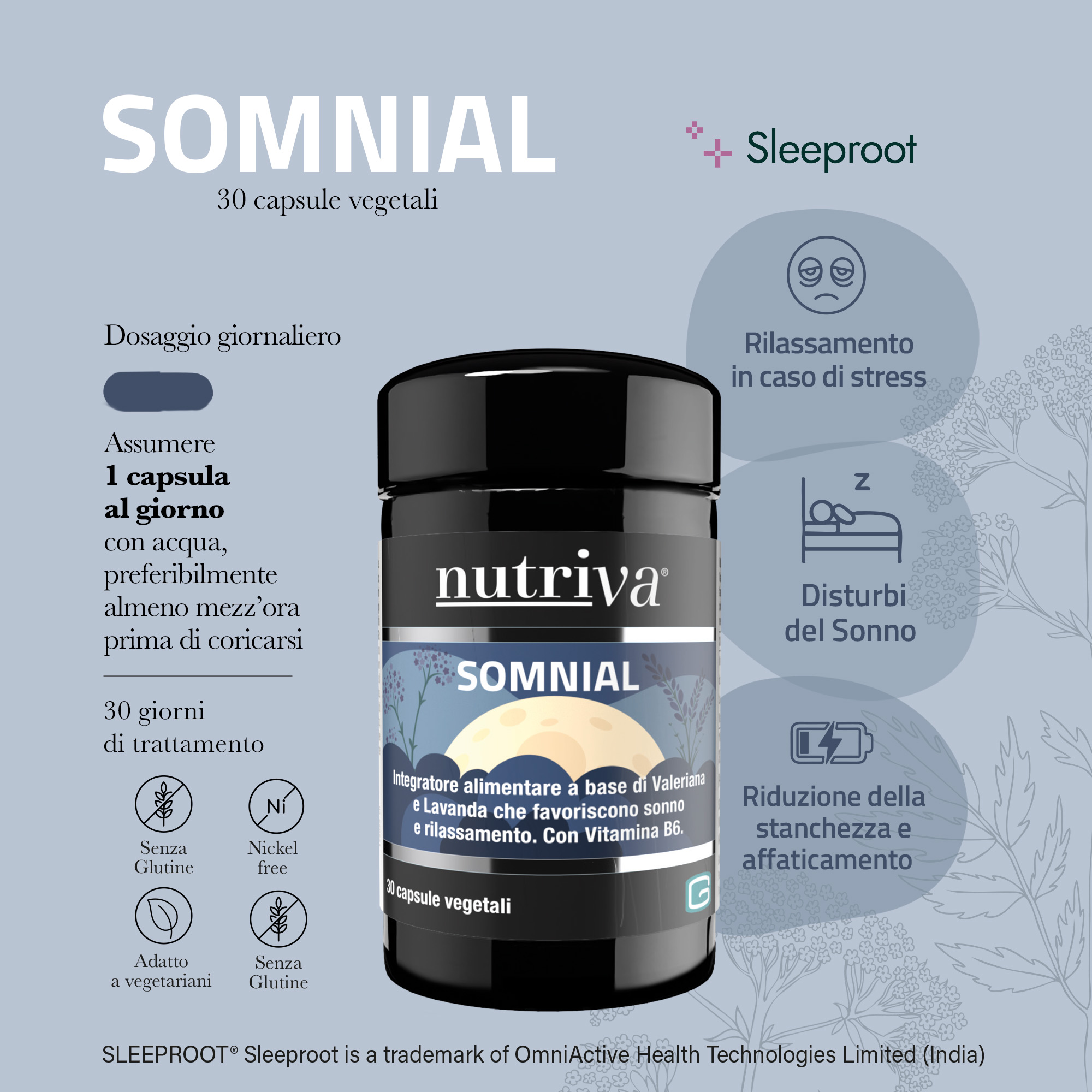 Nutriva Somnial con Sleeproot